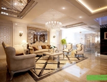 Thiết kế nội thất phòng khách Hải Phòng